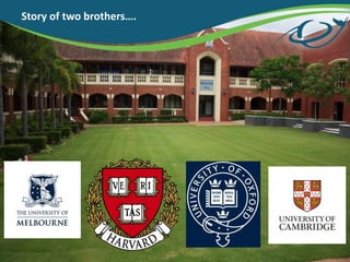 Story of two brothers….
 