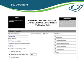 SEC Certificate
 