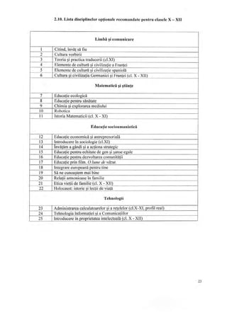 Plan cadru invatamint_general 2019-2020