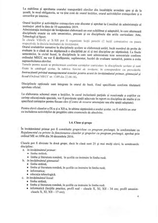 Plan cadru invatamint_general 2019-2020