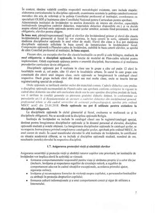 Plan cadru invatamint_general 2019-2020