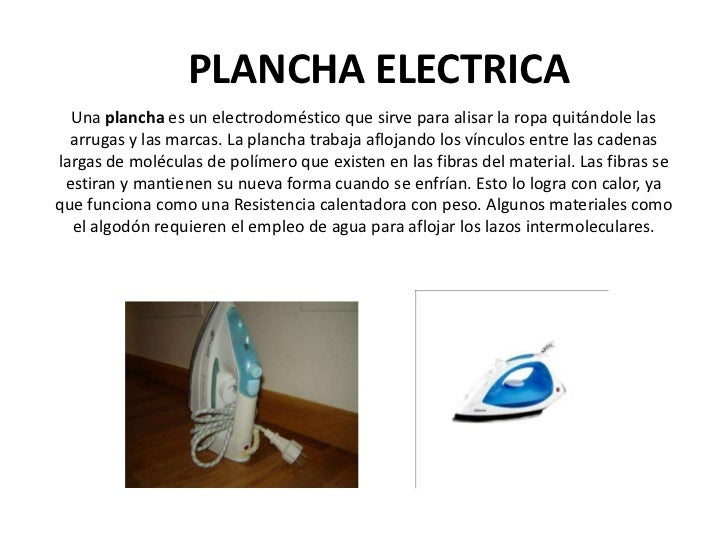 Como Funciona La Resistencia De Una Plancha