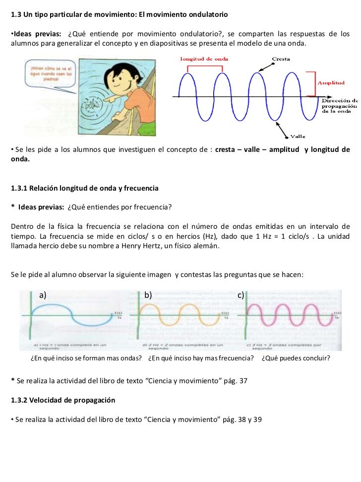 Plan Ciencias 2 bloque 1 La descripción del movimiento y la fuerza