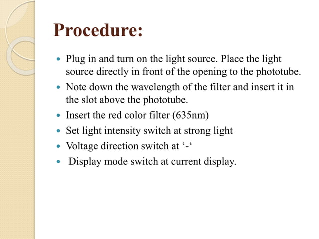 Planck constant using photoelectric effect | PPTX | Chemistry | Science