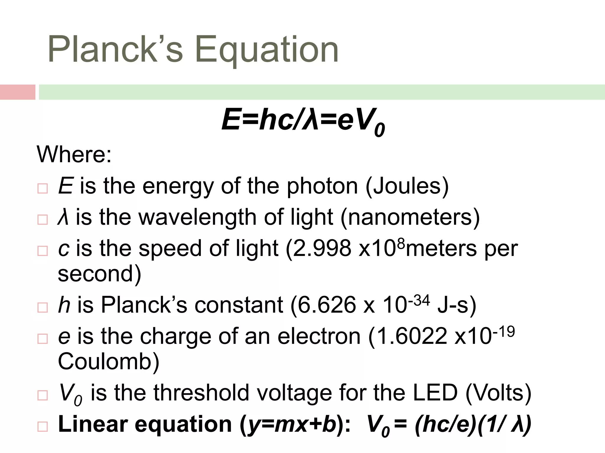 Planck's constant presentation | PPTX