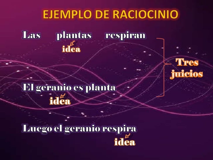 Plan clase ideas, juicios y raciocinio