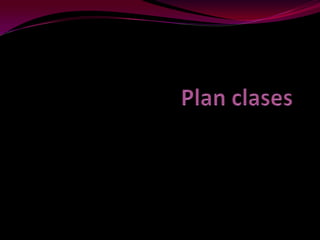 Plan clases 