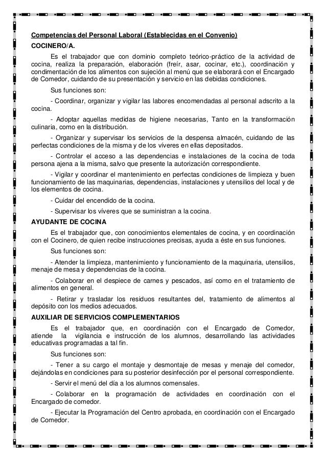 Plan comedor escolar Plan comedor escolar