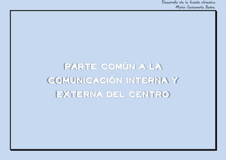 Plan comunicacion Interna y Externa