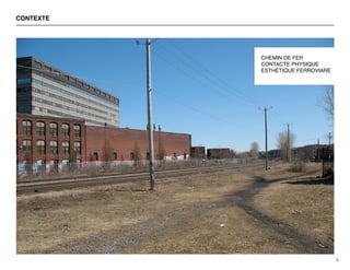 chemin de fer
contacte physique
esthétique ferroviare
contexte
5
 