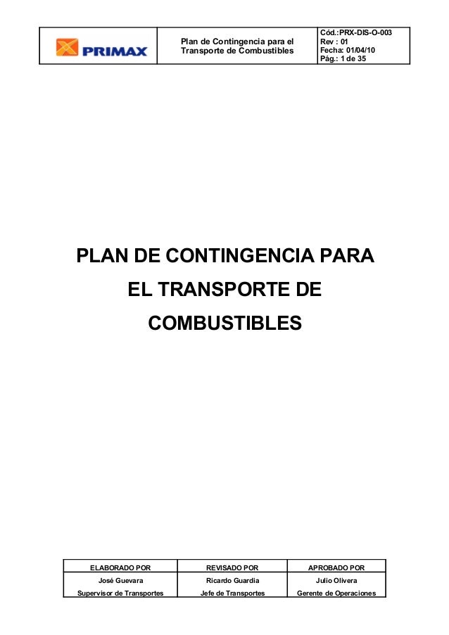 plan de contingencia plan de contingencia