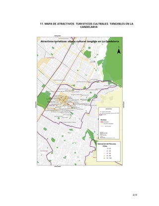419
11. MAPA DE ATRACTIVOS TURISTICOS CULTRALES TANGIBLES EN LA
CANDELARIA
 