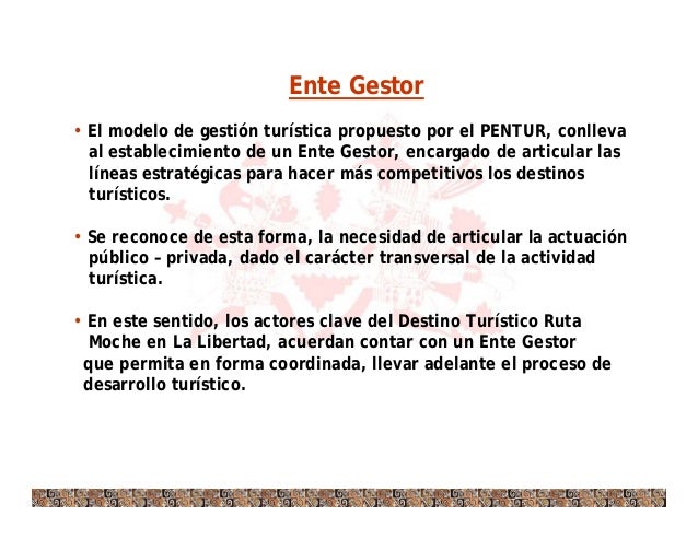 Gestion de destino turistico definicion de etica en el