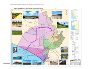 PLAN DE ACONDICIONAMIENTO TERRITORIAL DE LA PROVINCIA DE LAMBAYEQUE 2016-2026
ESTE DOCUMENTO NO DETERMINA LÍMITES TERRITORIALES.
Gráfico Nº5.6: Mapa de Propuesta de Corredores Turísticos
 