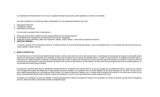 Los estudiantes de filosofía deben ver en esta un quehacer necesario que ayude a darle significado y sentido a la vida diaria.
Con este fin didáctico se incluirán las metas y desempeños con sus respectivas divisiones como son:
1. Desempeño Preliminar
2. Investigación Guiada
3. Desempeño De Proyecto
Con todo esto se pretende llevar al estudiante a:
1. Activar los preconceptos, respeto del tema correspondiente de una manera dinámica.
2. El estudiante opine y exprese sus conocimientos de los temas investigados.
3. Desarrolle los temas filosóficos, tales como esquemas, dibujos, mapas, talleres, y sobre todo la experiencia personal.
3. OBJETIVO GENERAL
- Conocer y apreciar cómo la filosofía es parte de la vida del hombre, de la toma de decisiones diarias; y cómo es necesaria tener un conocimiento que nos permita actuar con
mayor claridad y lucidez cada día.
4. MARCO CONCEPTUAL
Al encontrarnos en un mundo de permanente transformación y cambio, gran parte del cual es obra de la ciencia y la tecnología se comprueba que esta por si sola jamás podrá
resolver las tribulaciones y angustias de la sociedad, al menos que se piense que la carencia de vitalidad interior, el estrés, el miedo colectivo, la indiferencia del dolor ajeno y
otros signos de nuestros tiempos constituyen la sociedad plena feliz. Existe un espacio de la existencia, humana que solo puede ser llamado por la reflexión y Espíritu crítico del
hombre esto es precisamente lo que hace posible la ampliación del dominio humano sobre el mundo exterior, sin ellos será difícil interrogarse acerca de su propia existencia, es
allí precisamente donde actual la filosofía.
Se pretende a través de esta llevar al estudiante al descubrimiento de la filosofía como acción plena en la cual se conjuga con la realidad del entorno, puesto que el hombre
como protagonista requiere del utillaje que lo haga participe del actuar filosófico y no quedarse como el simple repetidor de las ideas expuestas por los otros; se busca que el
sea el agente transformador de la sociedad que esta inmerso. Por cuanto la filosofía es reflexión, es un pensar sobre la situación del hombre en el mundo que se hace en una
época y sociedad dada donde surgen conflictos, choque de intereses etc. Es por lo que, esta disciplina no puede sustraer ese mundo.
La filosofía no a cambiado su campo de reflexión, continua esclareciendo la relación que guarda el hombre con la sociedad y el mundo en general, de esta forma la asignatura
como tal, asume las metas y desempeños desde la perspectiva legal.
 