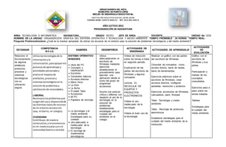 DEPARTAMENTO DEL META
MUNICIPIO DE PUERTO LÓPEZ
NÚCLEO DE DESARROLLO EDUCATIVO No.
INSTITUCIÓN EDUCATIVA RAFAEL URIBE URIB...