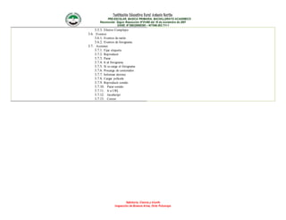 Institución Educativa Rural Antonio Nariño
PRE-ESCOLAR, BASICA PRIMARIA, BACHILLERATO ACADEMICO
Reconocido Según Resolución N°01490 del 16 de noviembre de 2007
DANE: N°286320000395 – NIT846.003.711-1
Sabiduría, Ciencia y triunfo
Inspección de Buenos Aires, Orito Putumayo
3.5.3. Efectos Complejos
3.6. Eventos
3.6.1. Eventos de ratón
3.6.2. Eventos de fotograma
3.7. Acciones
3.7.1. Fijar etiqueta
3.7.2. Reproducir
3.7.3. Parar
3.7.4. Ir al fotograma
3.7.5. Si se carga el fotograma
3.7.6. Precarga de contenidos
3.7.7. Informar destino
3.7.8. Cargar película
3.7.9. Reproducir sonido
3.7.10. Parar sonido.
3.7.11. Ir a URL
3.7.12. JavaScript
3.7.13. Correo
 