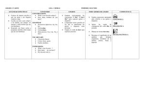 Plan de asinatura  inglés