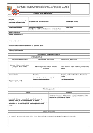 INSTITUCION EDUCATIVA TECNICO INDUSTRIAL ANTONIO JOSE CAMACHO 
PROFESOR 
:patriciapalacios,patricia Yepes,luz 
aida cordob...