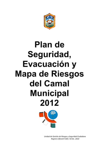 Plan de camal municipal
