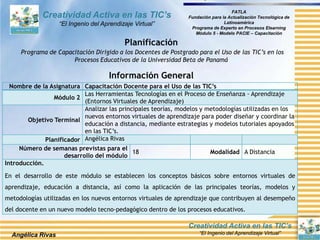 Plan de capacitacion docente universidad beta de panamá | PPTX