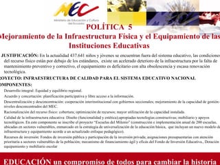 Hacia el Plan Decenal de Educación del Ecuador 2006-2015. MEC. | PDF