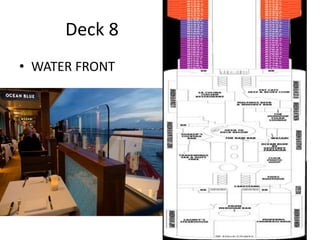 Deck 8
• WATER FRONT