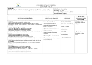 Plan de clase 2 | PDF