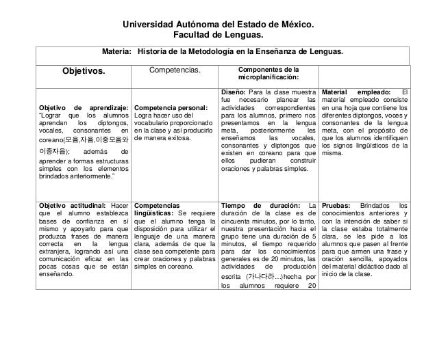 planeamiento de clases