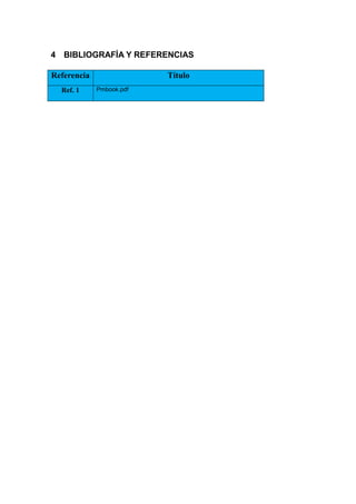 4 BIBLIOGRAFÍA Y REFERENCIAS
Referencia Título
Ref. 1 Pmbook.pdf
 