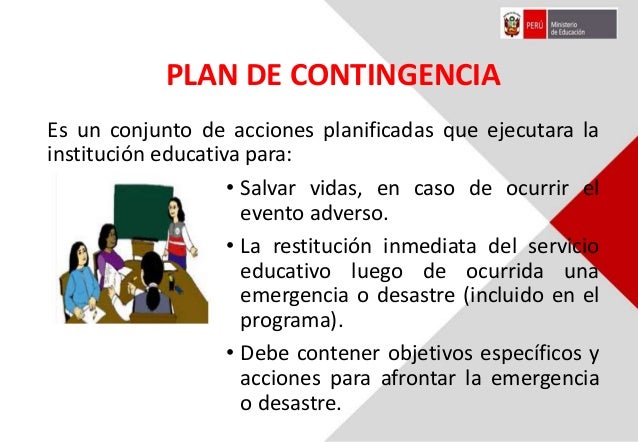 Elaboramos nuestro Plan de contingencia 2016