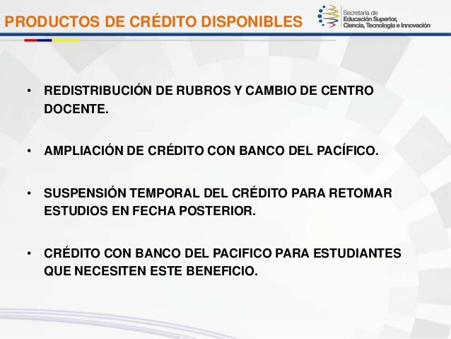 Banco Del Pacifico Prestamo Estudios Precalificacion