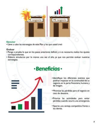 Guia Básica para iniciar un Plan de Continuidad en su Negocio | PDF