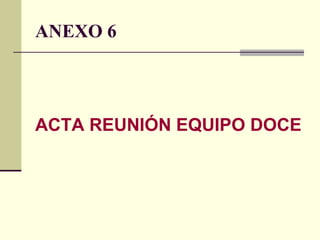 ANEXO 6 ACTA REUNIÓN EQUIPO DOCENTE 