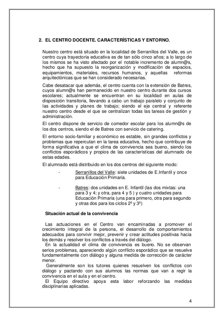 Plan De Convivencia