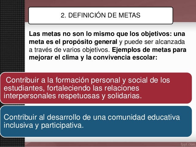Plan de convivencia escolar