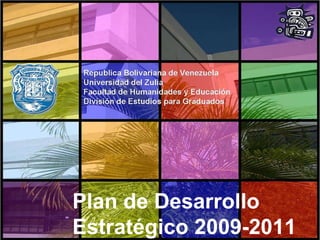 Plan de Desarrollo Estratégico 2009-2011 