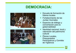 Plan De Desarrollo Concertado Actualizado Present