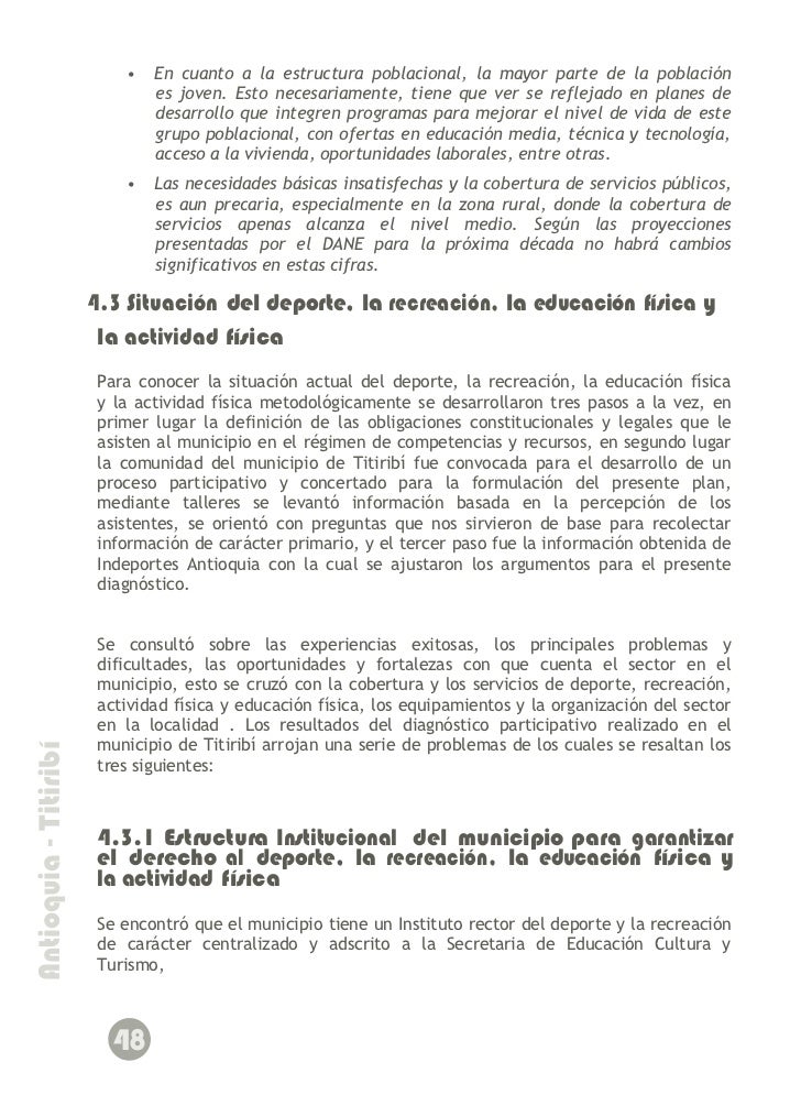 Plan De Desarrollo Deportivo 2012 2022