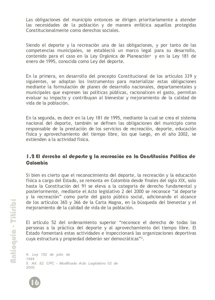 Plan De Desarrollo Deportivo 2012 2022