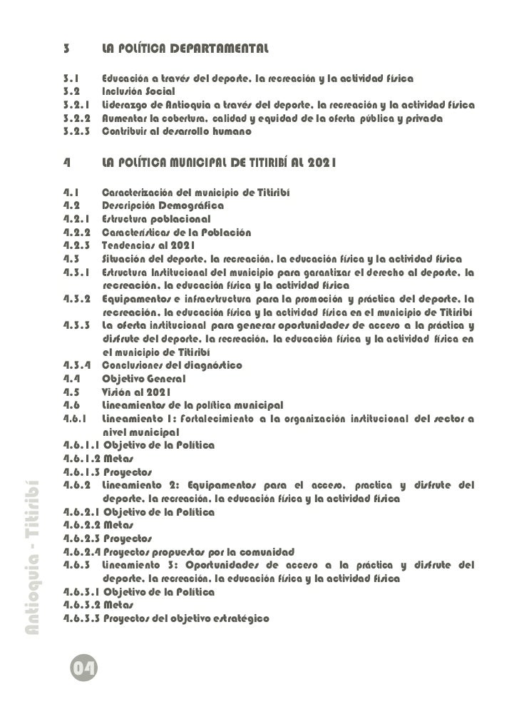 Plan De Desarrollo Deportivo 2012 2022