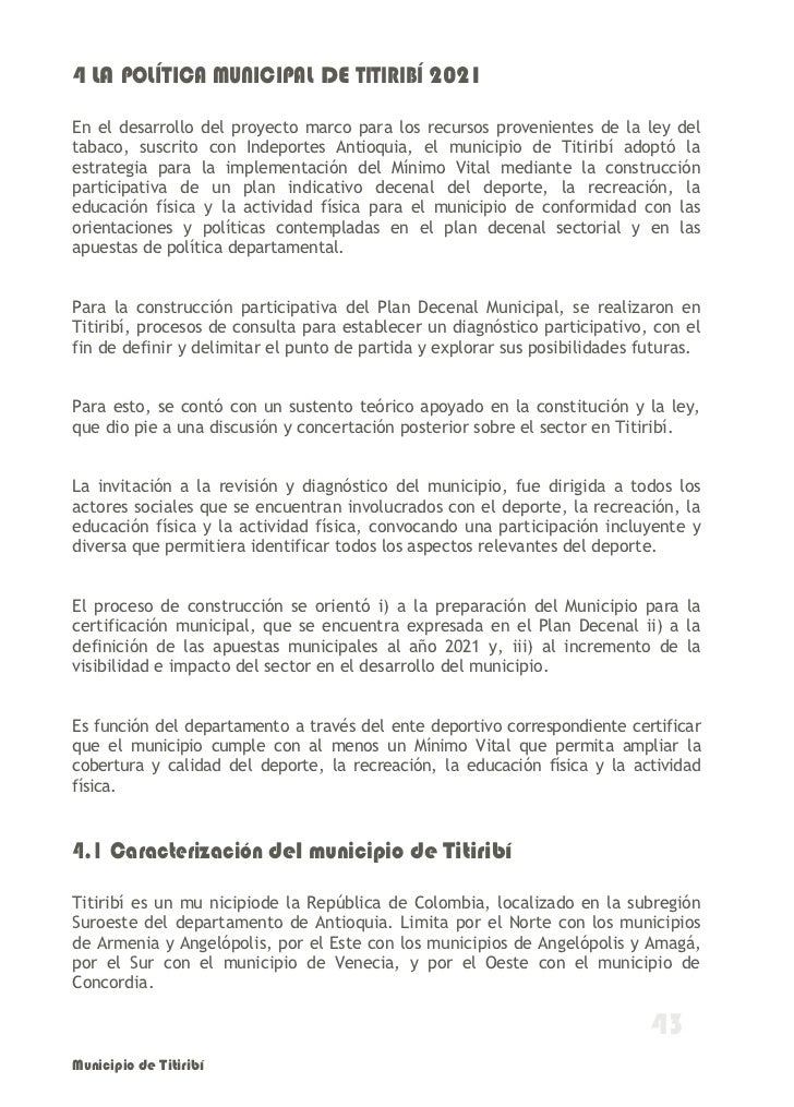 Plan De Desarrollo Deportivo 2012 2022