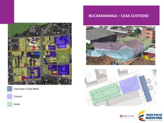 Casa baja o Casa Natal
Casona
Aulas
BUCARAMANGA – CASA CUSTODIO
 