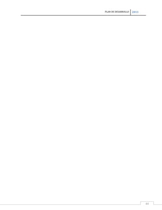PLAN DE DESARROLLO

2011

44

 