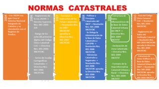 NORMAS CATASTRALES
 