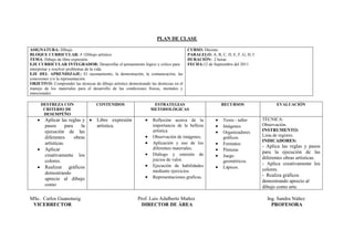 Plan de dibujo | PDF