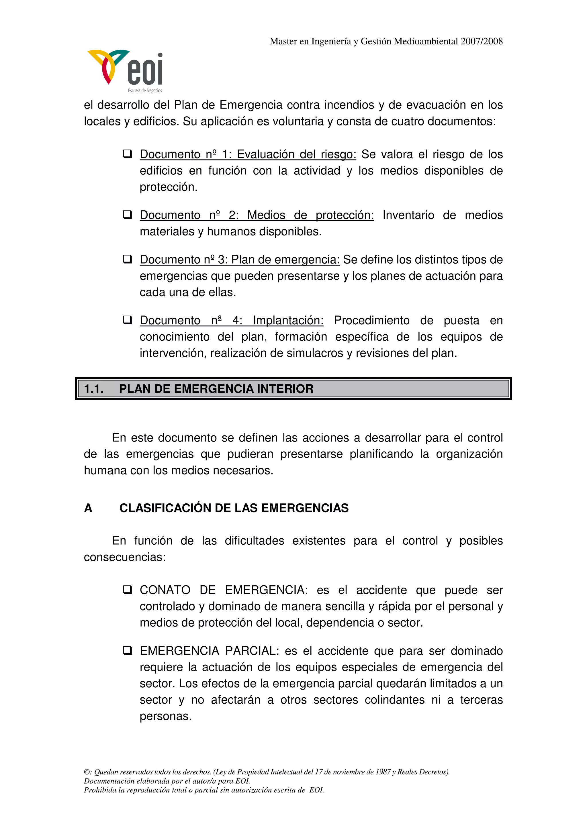 Plan de emergencia de primeros auxilios | PDF