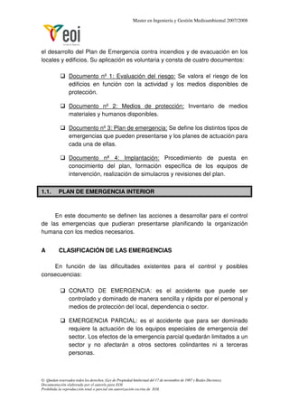 Plan de emergencia de primeros auxilios | PDF