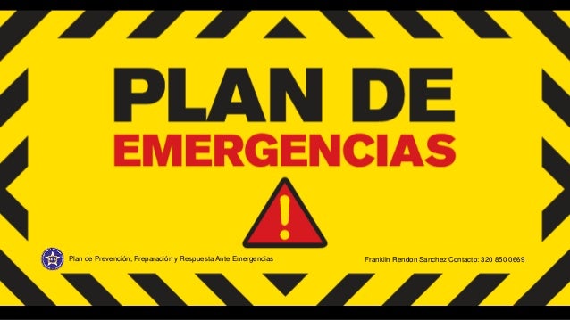 plan de emergencias plan de emergencia