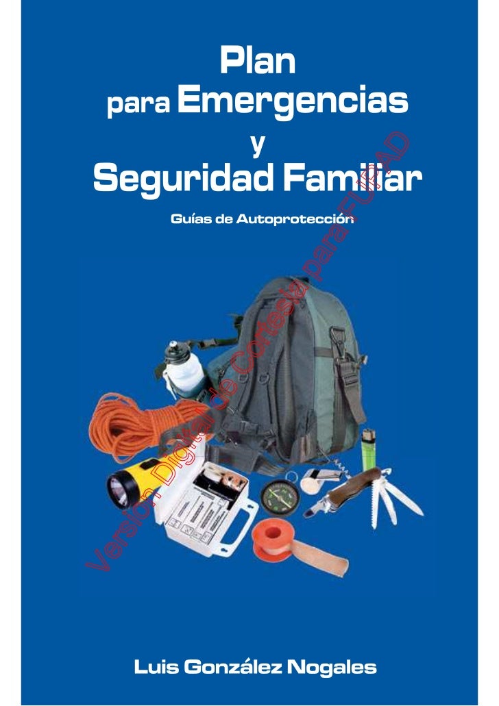 plan de emergencias familiar